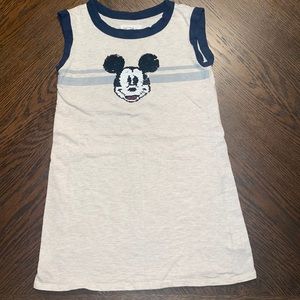 Gap Kids Disney Mickey Flippy Sequin Gray Dress Size S (6-7 years)